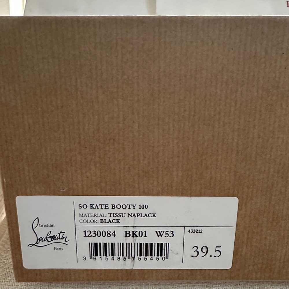 Christian Louboutin Black Heeled Boots with Red Sole - Picture 5 of 5